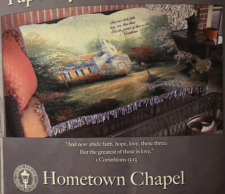 Home Town Chapel - Throw