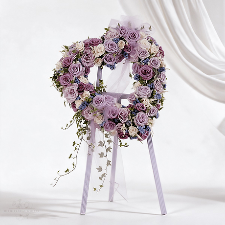 Lavender Rose Heart