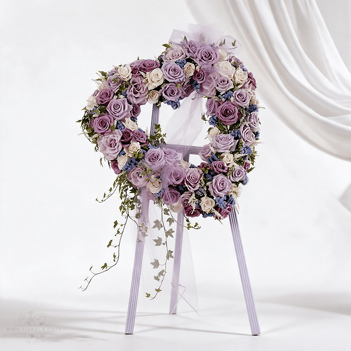 Lavender Rose Heart