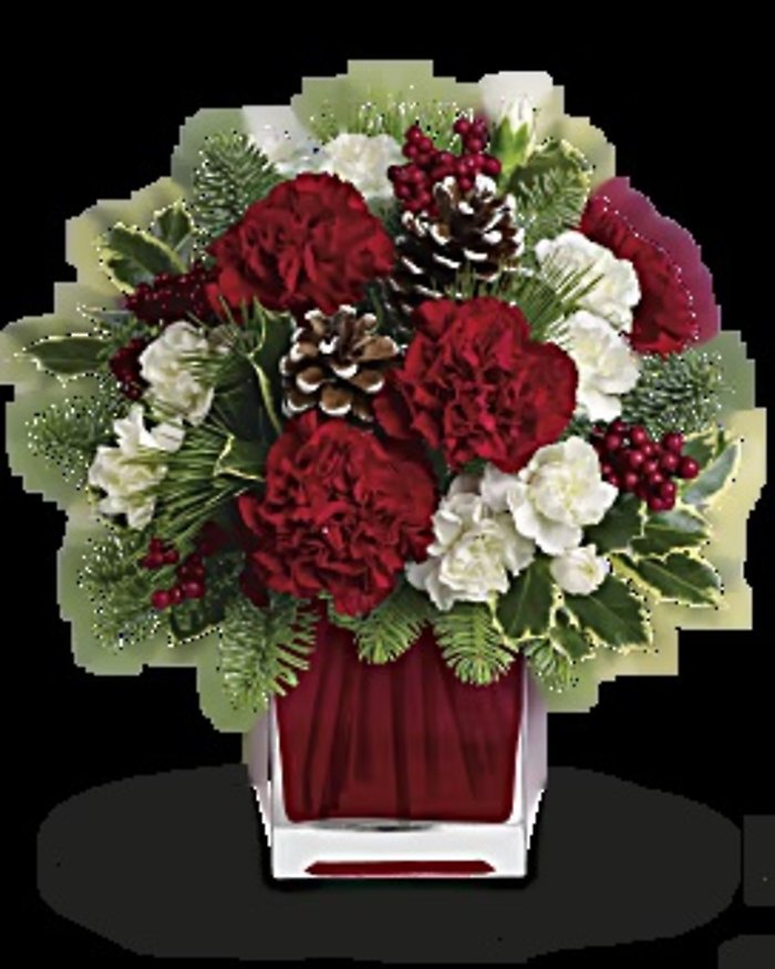 Christmas Square Red