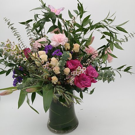 Assorted Pink Vase