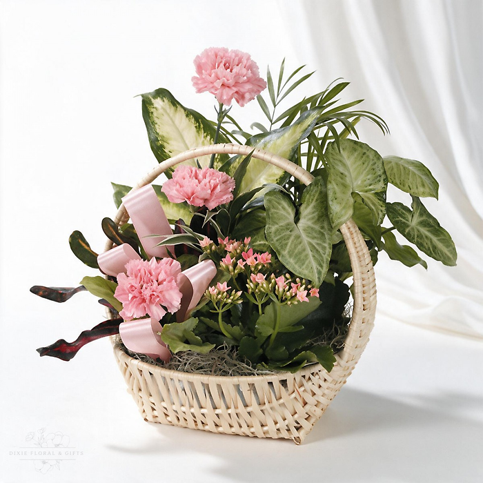 Basket of Joy with Flowers