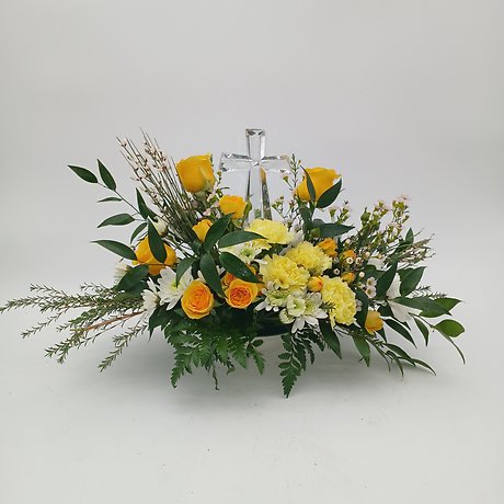 Yellow Spring with Cross
